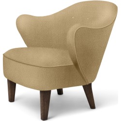 Fauteuil Ingeborg – Tissu Vidar 323 + Chêne teinté foncé - Audo Copenhagen