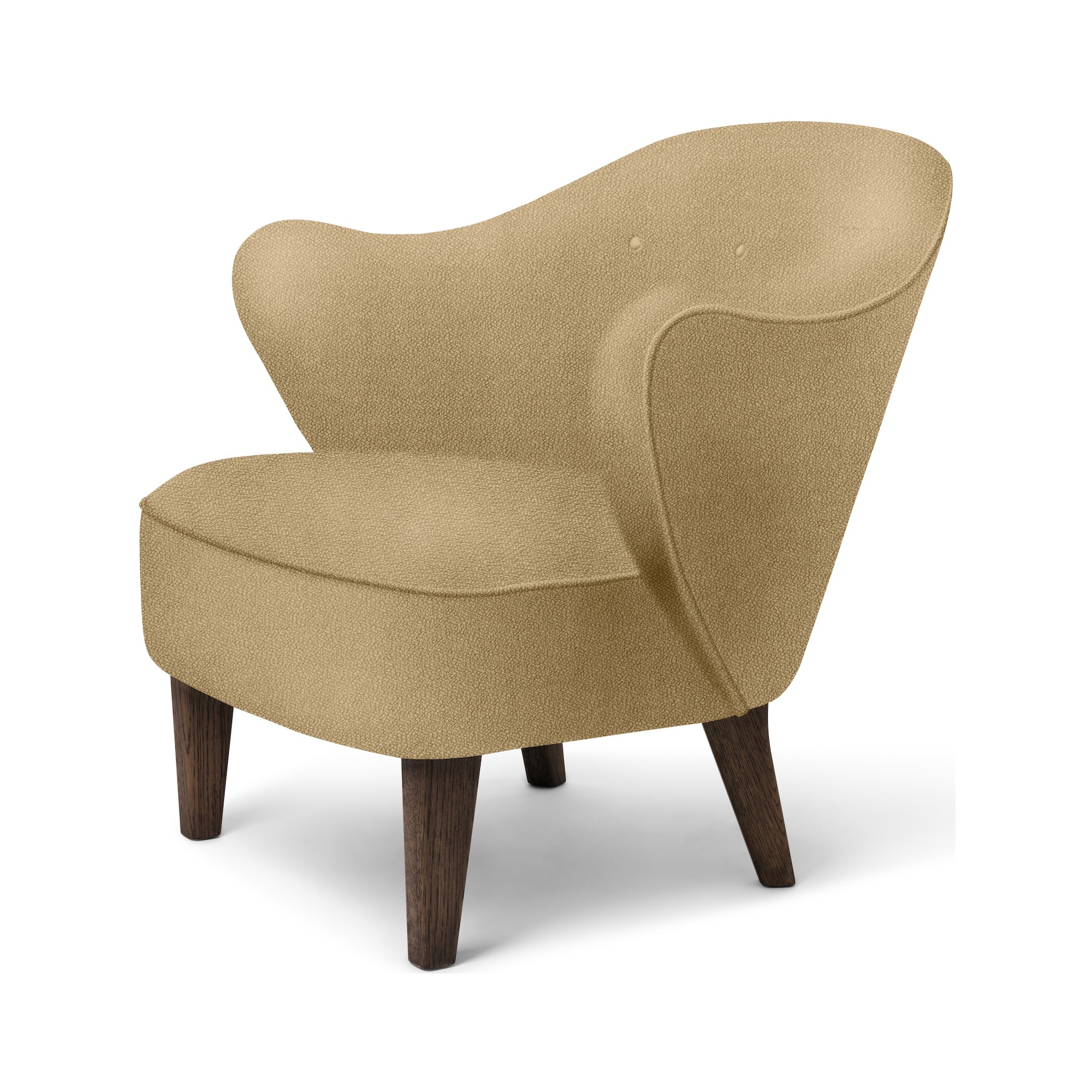 Fauteuil Ingeborg – Tissu Vidar 323 + Chêne teinté foncé - Audo Copenhagen