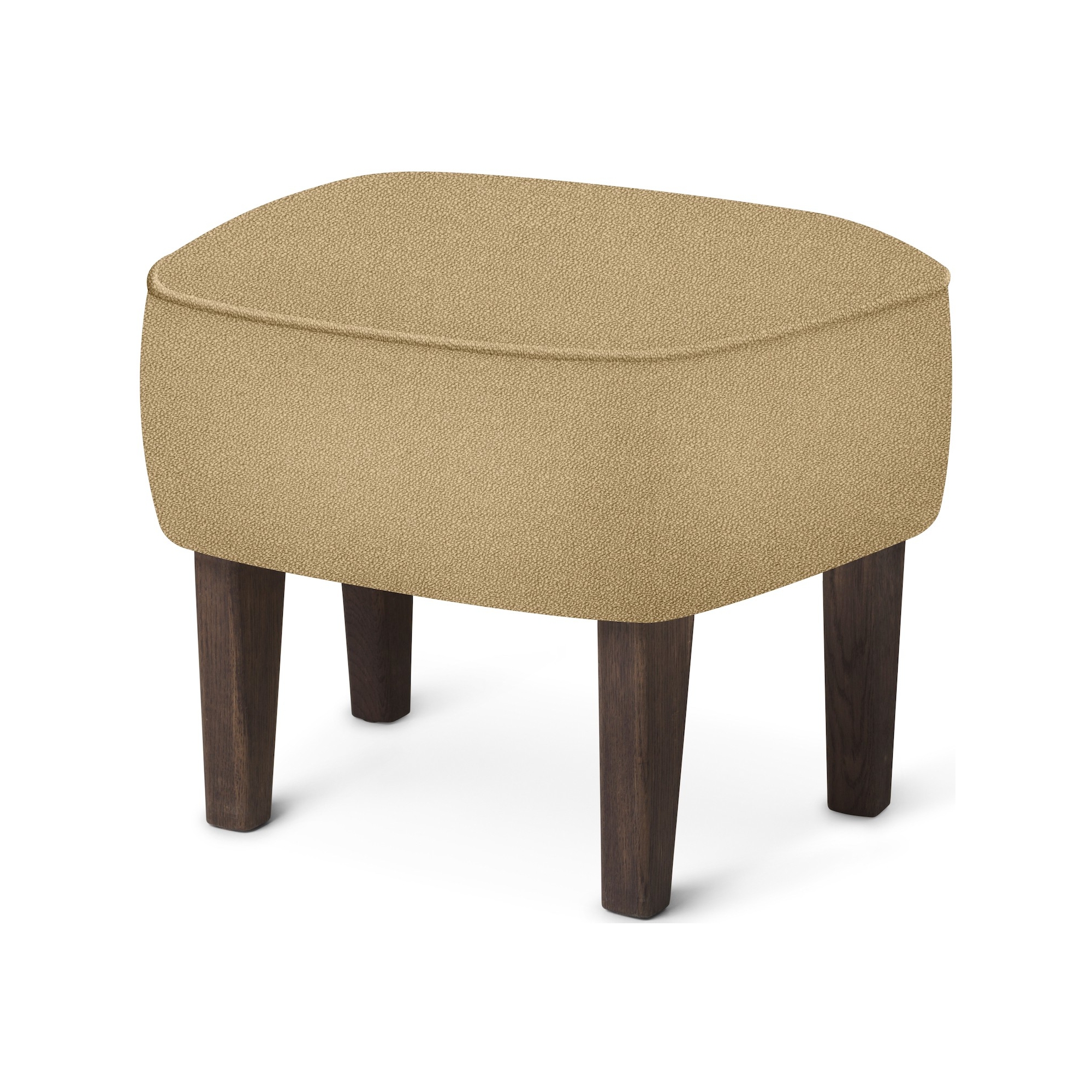 Ingeborg Pouf – Vidar 323 Fabric + Dark stained oak - Audo Copenhagen