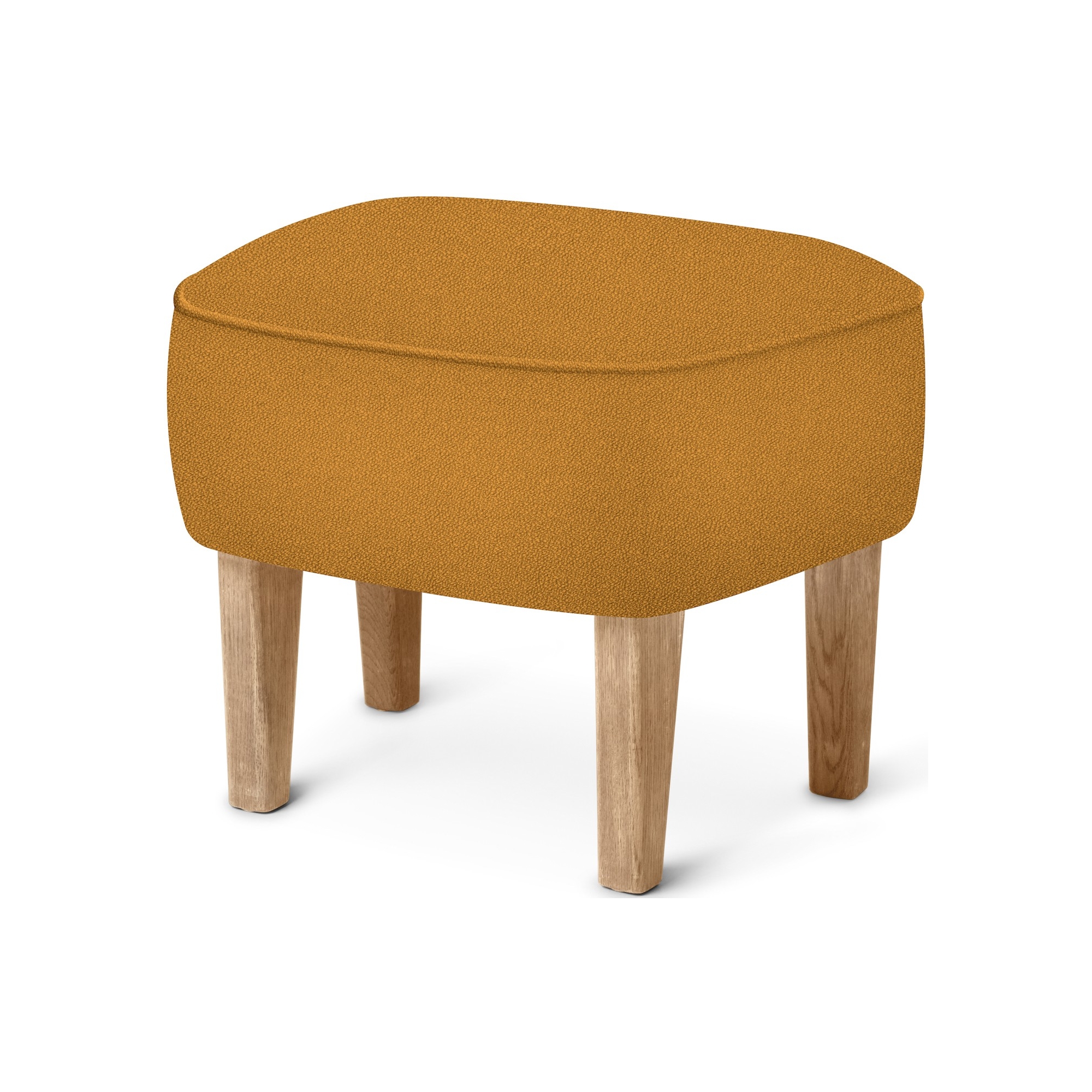 Ingeborg Pouf – Vidar 472 Fabric + Natural oak - Audo Copenhagen