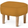 Ingeborg Pouf – Vidar 472 Fabric + Natural oak - Audo Copenhagen