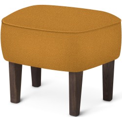 Ingeborg Pouf – Vidar 472 Fabric + Dark stained oak - Audo Copenhagen