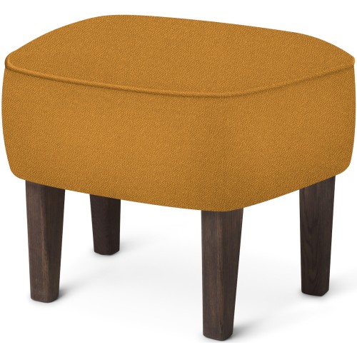 Pouf Ingeborg – Tissu Vidar 472 + Chêne teinté foncé - Audo Copenhagen