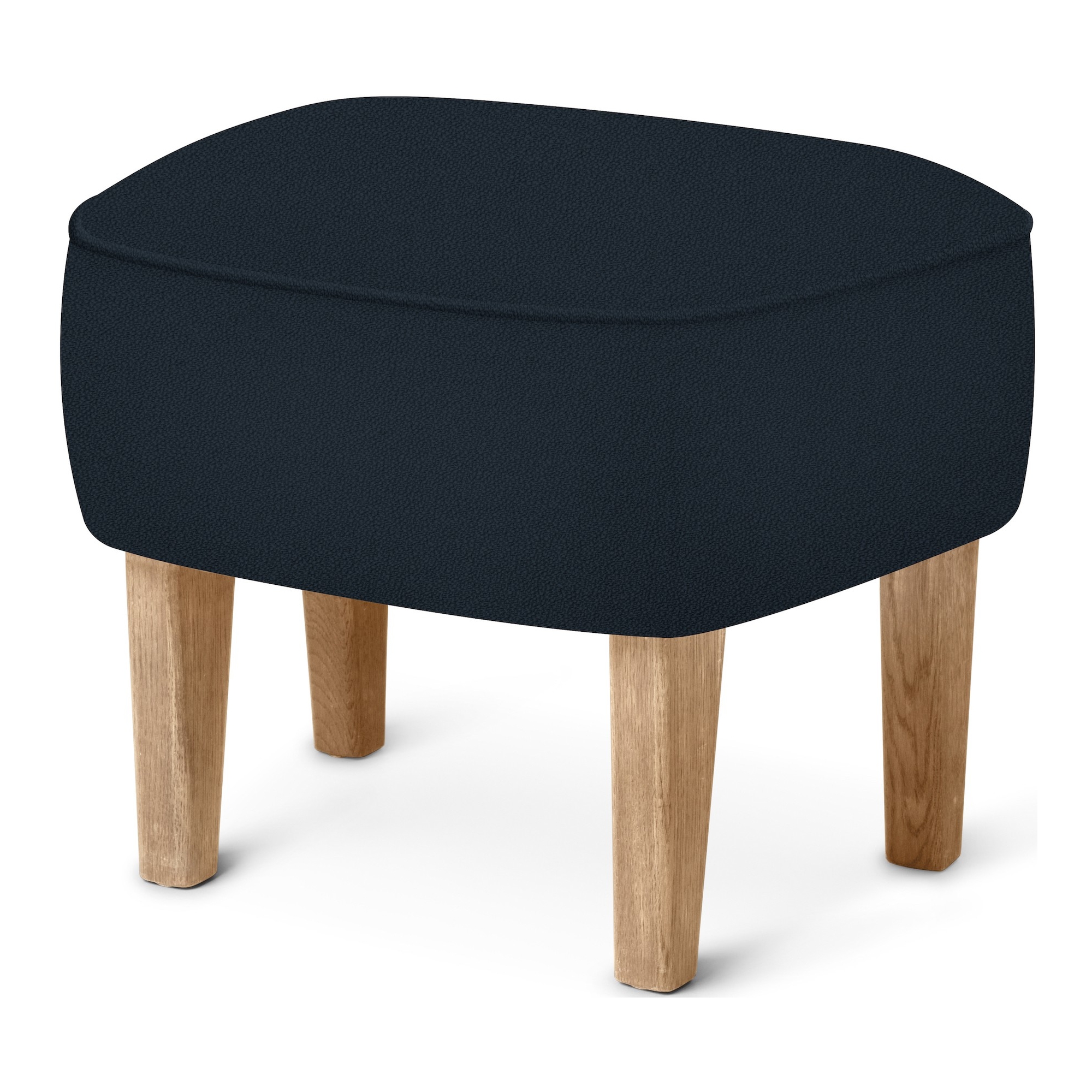 Ingeborg Pouf – Vidar 554 Fabric + Natural oak - Audo Copenhagen