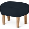 Ingeborg Pouf – Vidar 554 Fabric + Natural oak - Audo Copenhagen