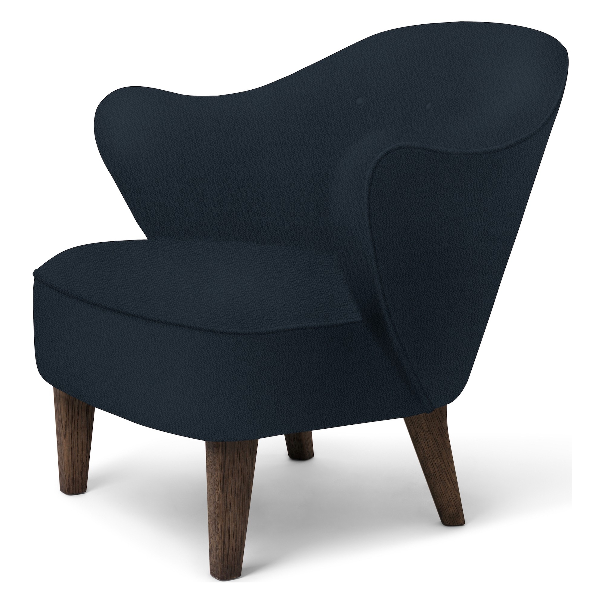 Ingeborg Lounge chair – Vidar 554 Fabric + Dark stained oak - Audo Copenhagen