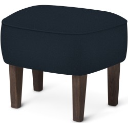 Ingeborg Pouf – Vidar 554 Fabric + Dark stained oak - Audo Copenhagen