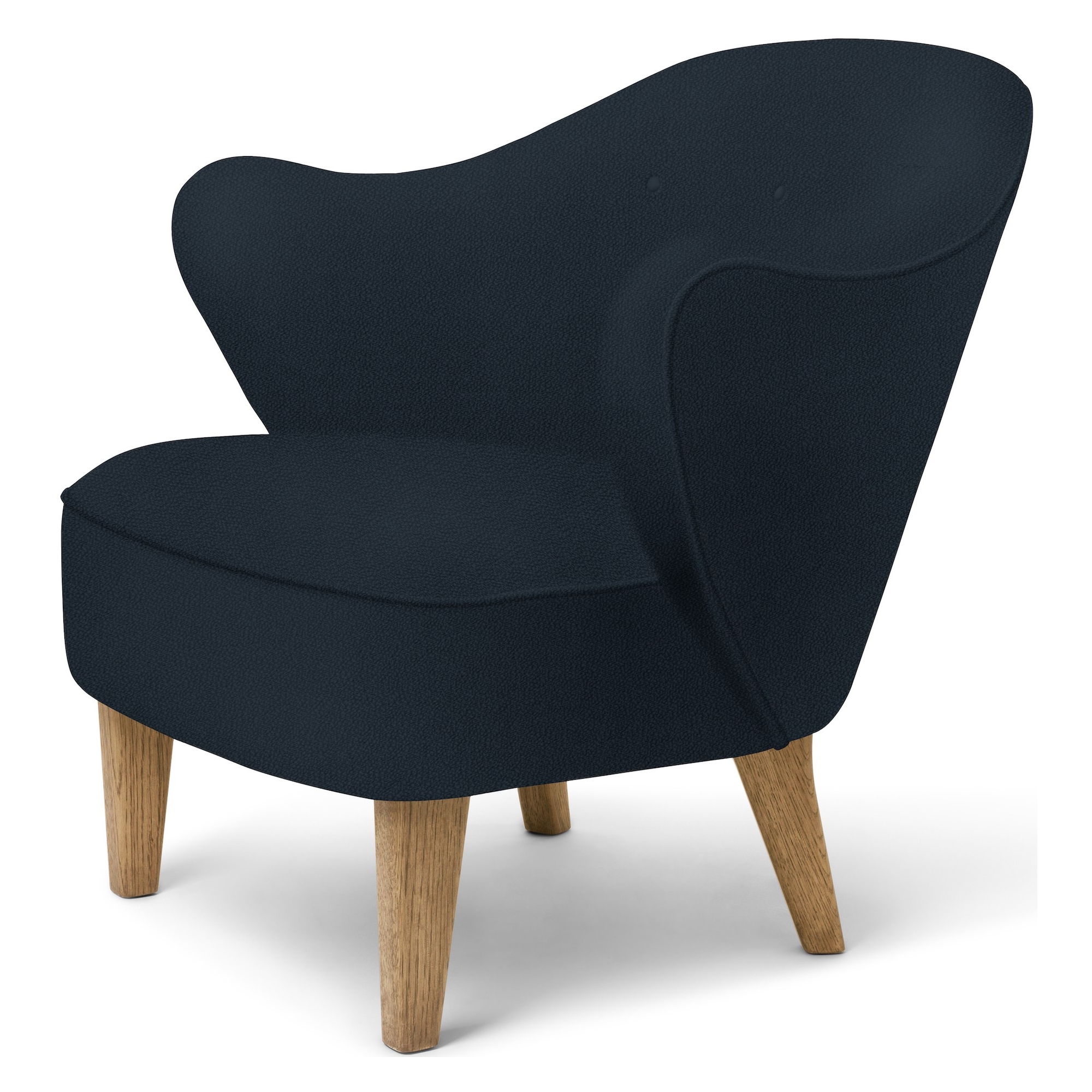 Fauteuil Ingeborg – Tissu Vidar 554 + Chêne naturel - Audo Copenhagen