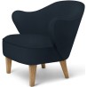 Fauteuil Ingeborg – Tissu Vidar 554 + Chêne naturel - Audo Copenhagen