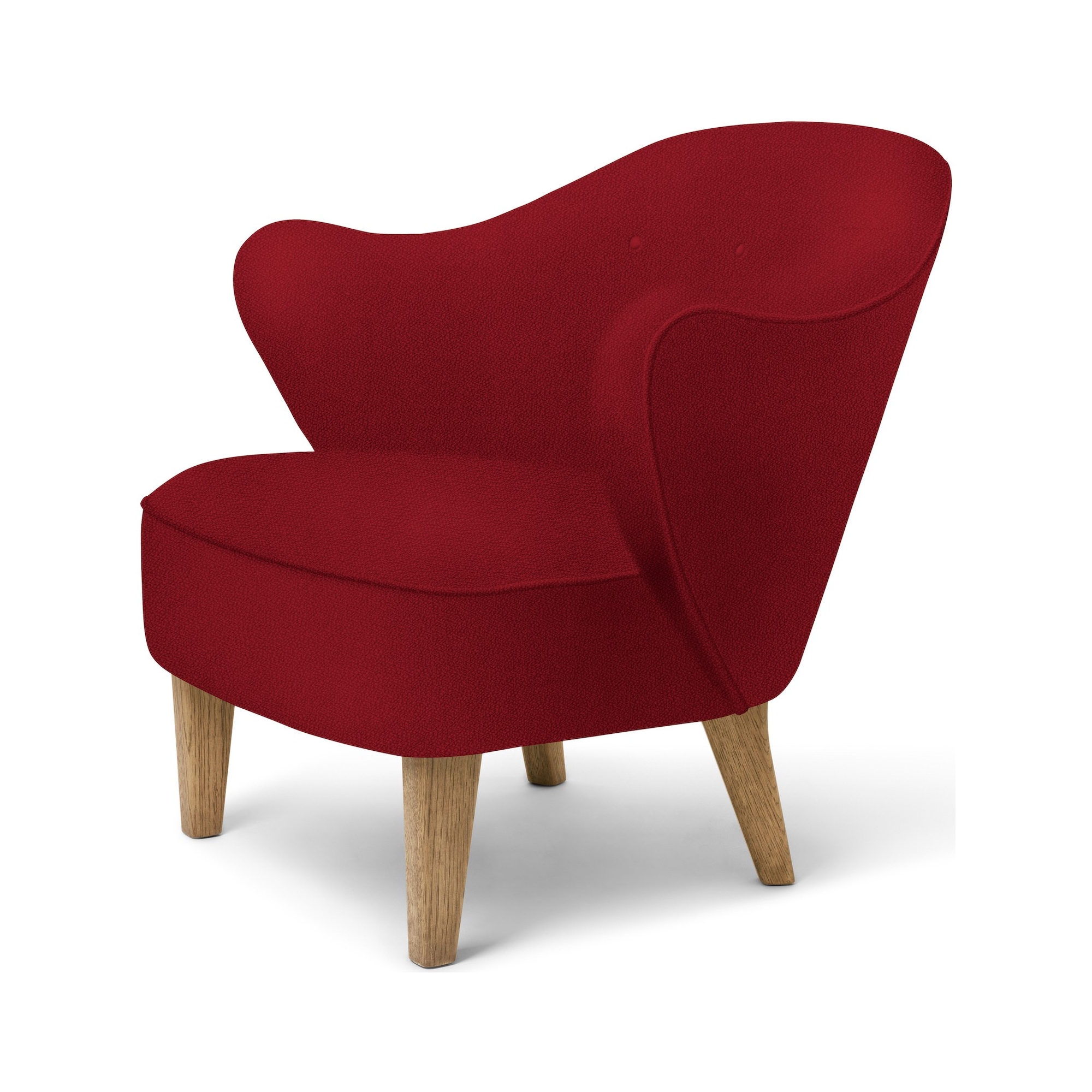 Fauteuil Ingeborg – Tissu Vidar 582 + Chêne naturel - Audo Copenhagen