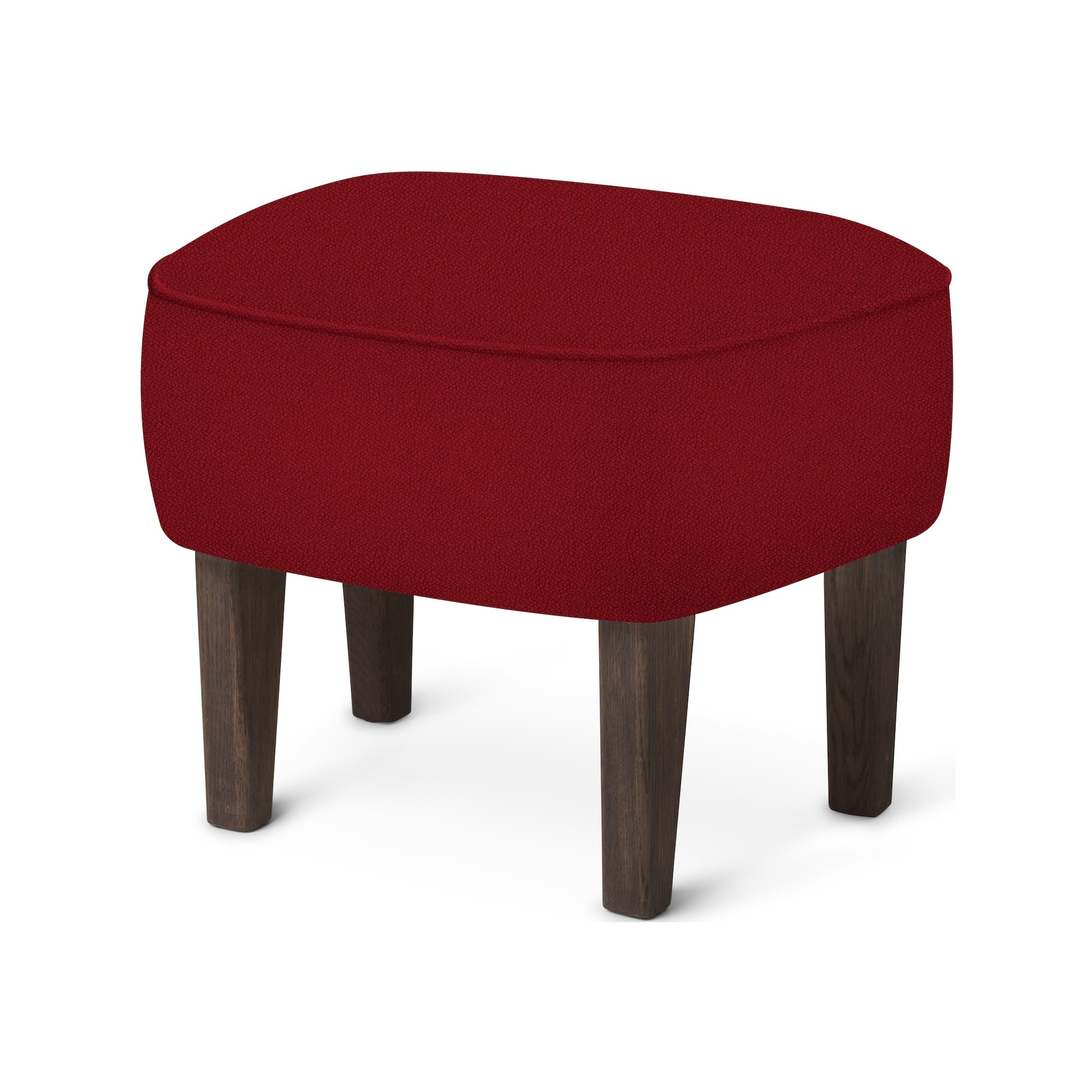 Ingeborg Pouf – Vidar 582 Fabric + Dark stained oak - Audo Copenhagen