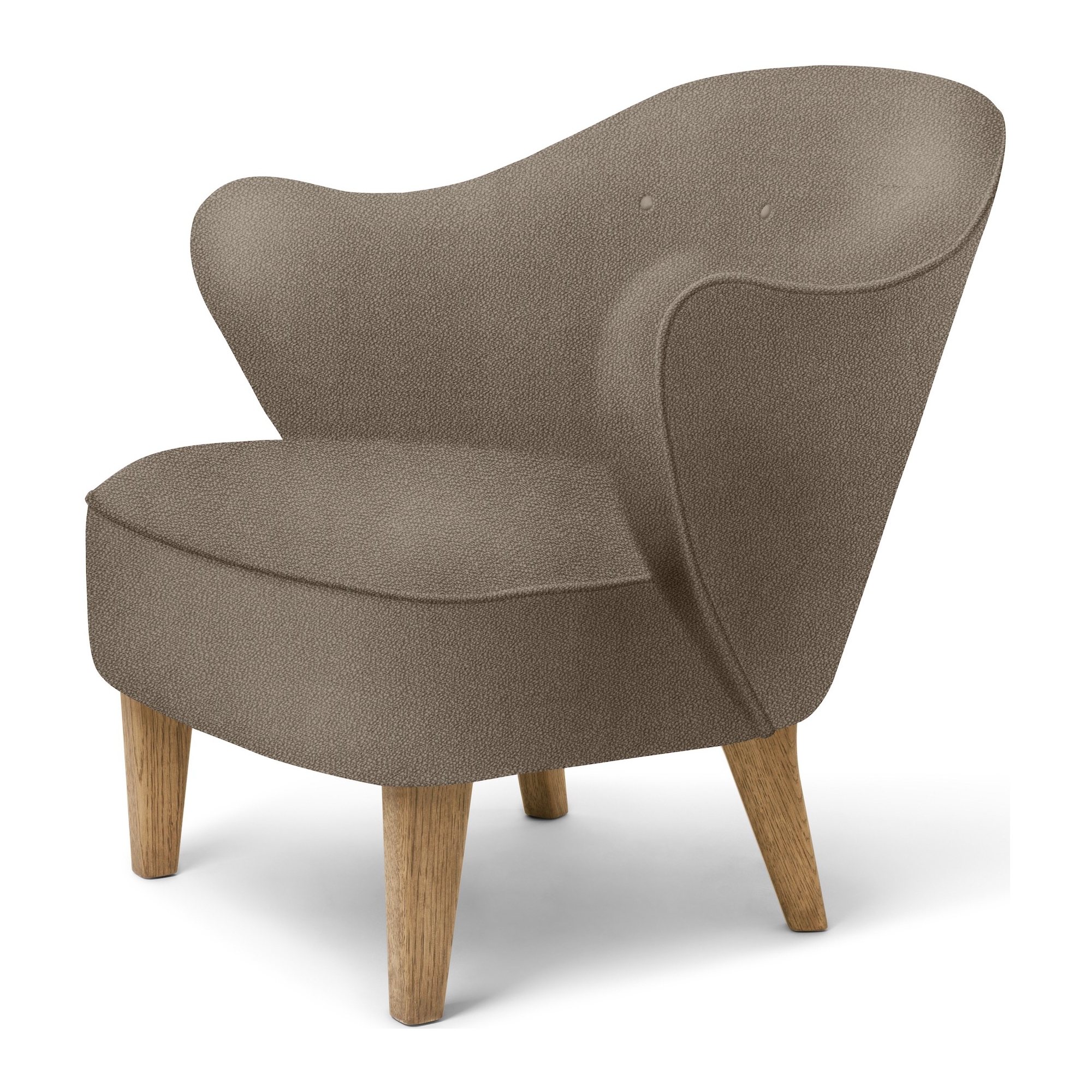 Fauteuil Ingeborg – Tissu Vidar 143 + Chêne naturel - Audo Copenhagen