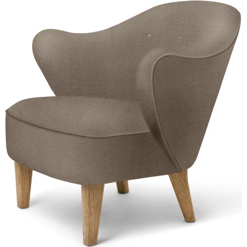 Fauteuil Ingeborg – Tissu Vidar 143 + Chêne naturel - Audo Copenhagen