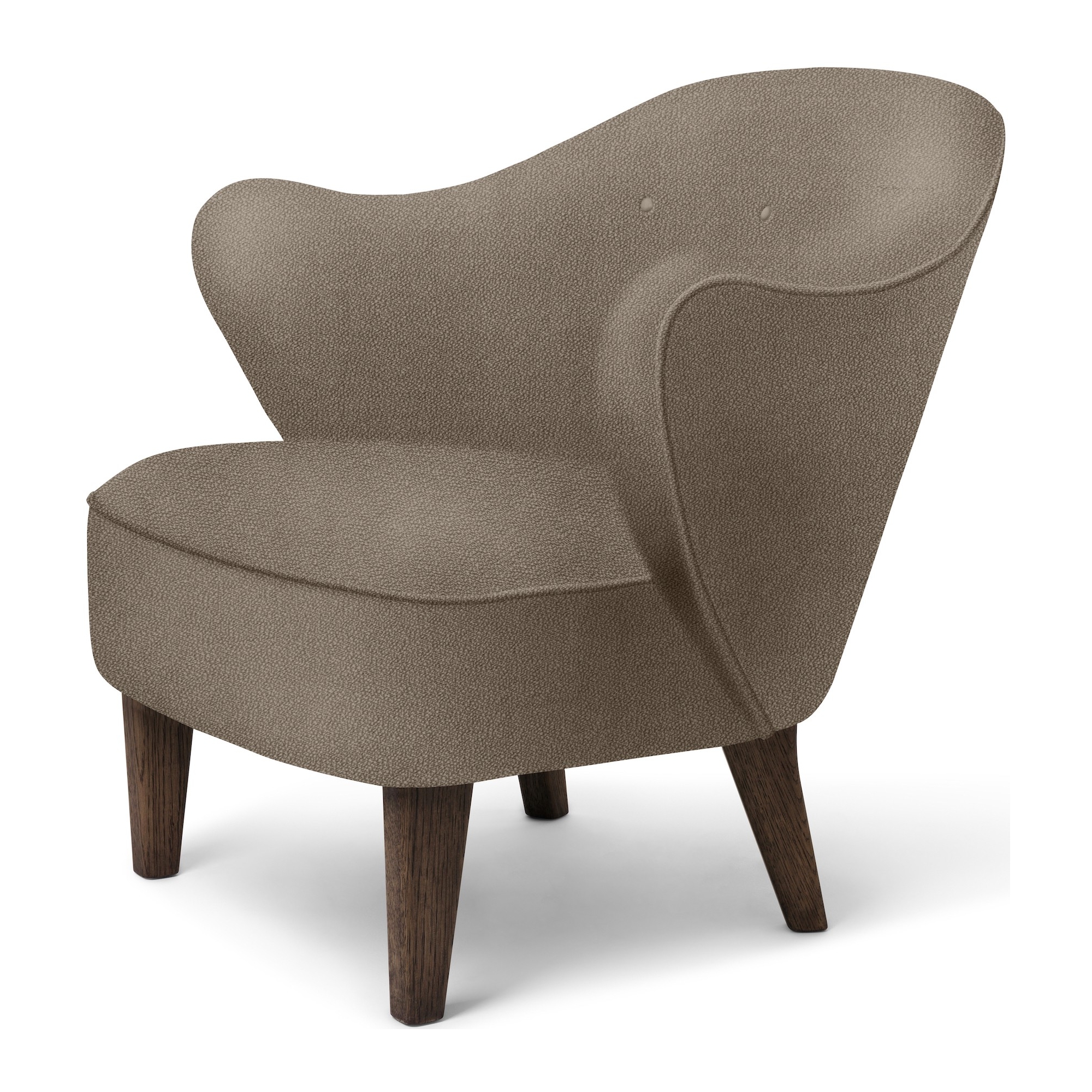 Ingeborg Lounge chair – Vidar 143 Fabric + Dark stained oak - Audo Copenhagen