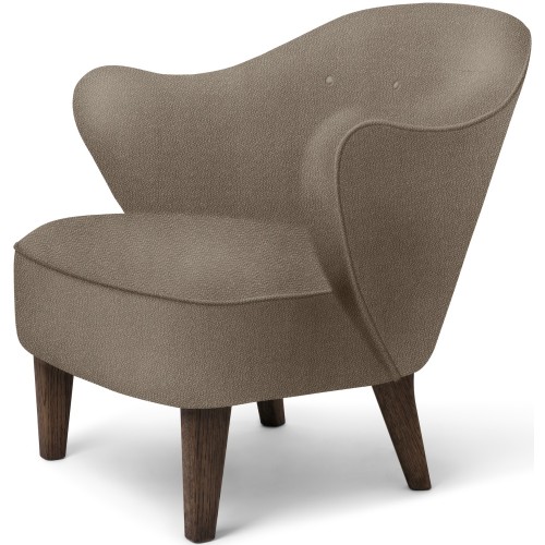 Fauteuil Ingeborg – Tissu Vidar 143 + Chêne teinté foncé - Audo Copenhagen