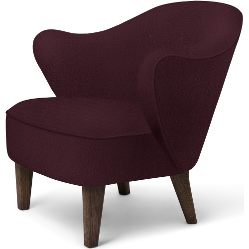 Fauteuil Ingeborg – Tissu Vidar 693 + Chêne teinté foncé - Audo Copenhagen