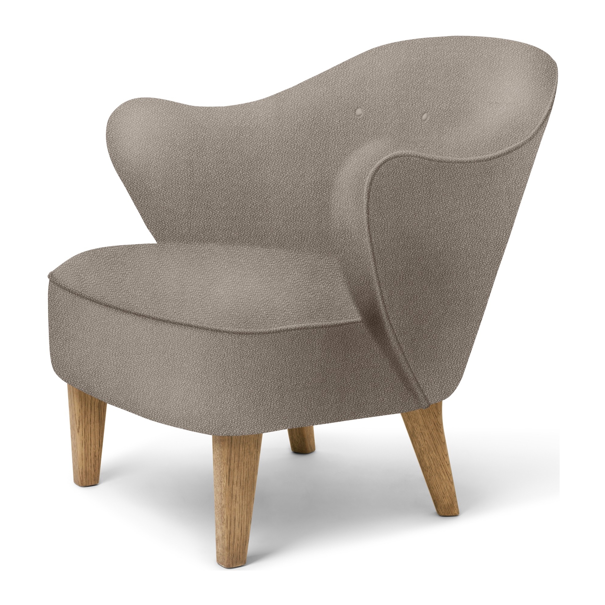 Fauteuil Ingeborg – Tissu Vidar 222 + Chêne naturel - Audo Copenhagen