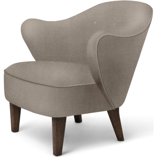 Fauteuil Ingeborg – Tissu Vidar 222 + Chêne teinté foncé - Audo Copenhagen