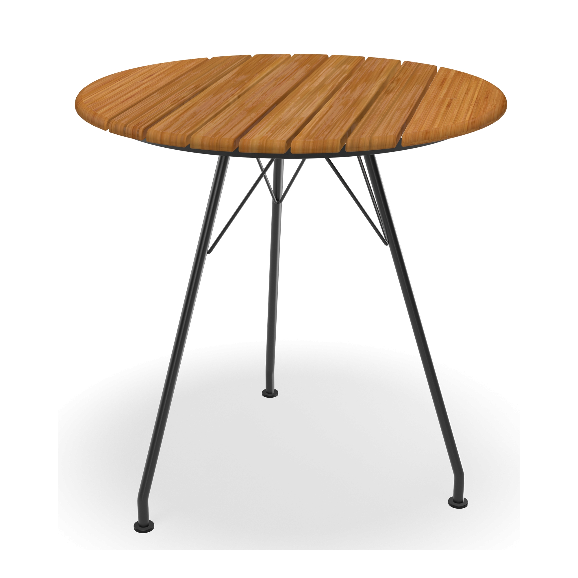 table d'extérieur Circum - Bambou - Ø73,5 cm - Houe