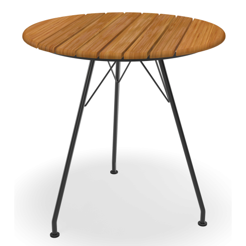 table d'extérieur Circum - Bambou - Ø73,5 cm - Houe