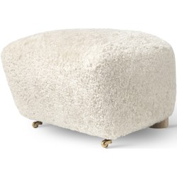 Pouf The Tired Man – Peau de mouton Off-White - Audo Copenhagen