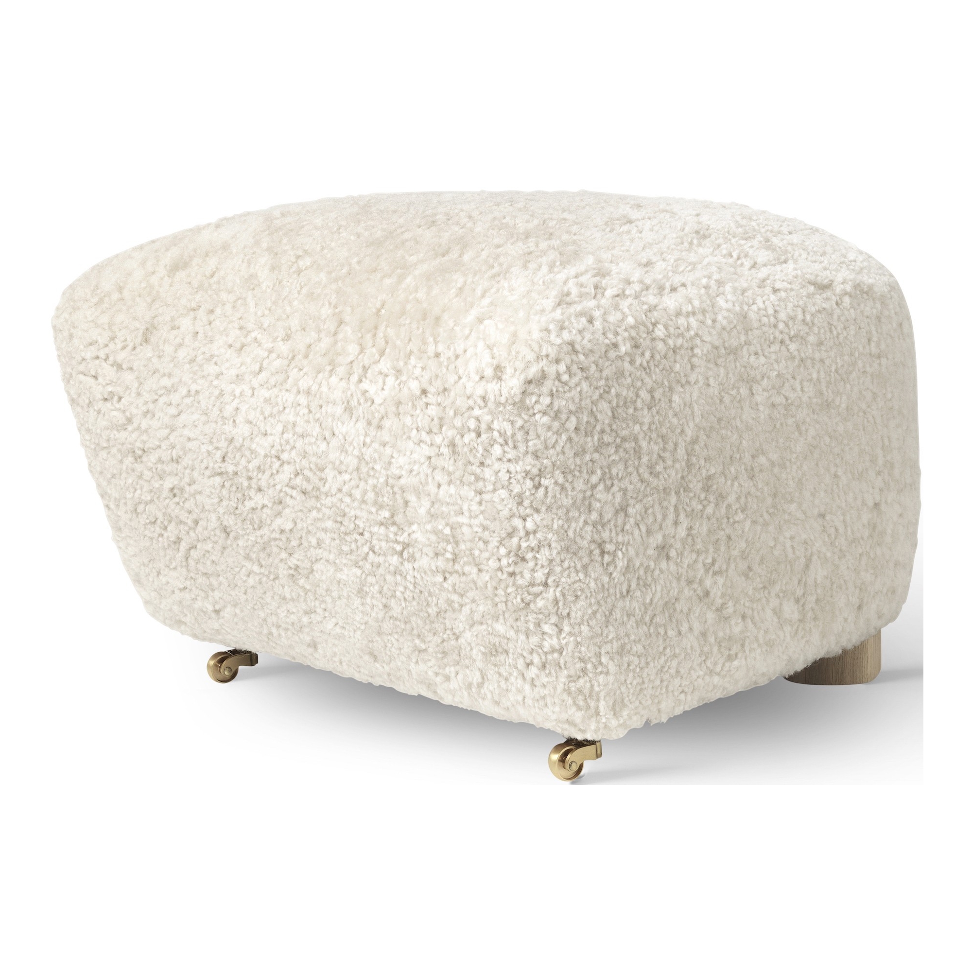 Pouf The Tired Man – Peau de mouton Off-White - Audo Copenhagen