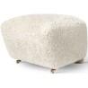 The Tired Man Pouf – Off-White Sheepskin - Audo Copenhagen