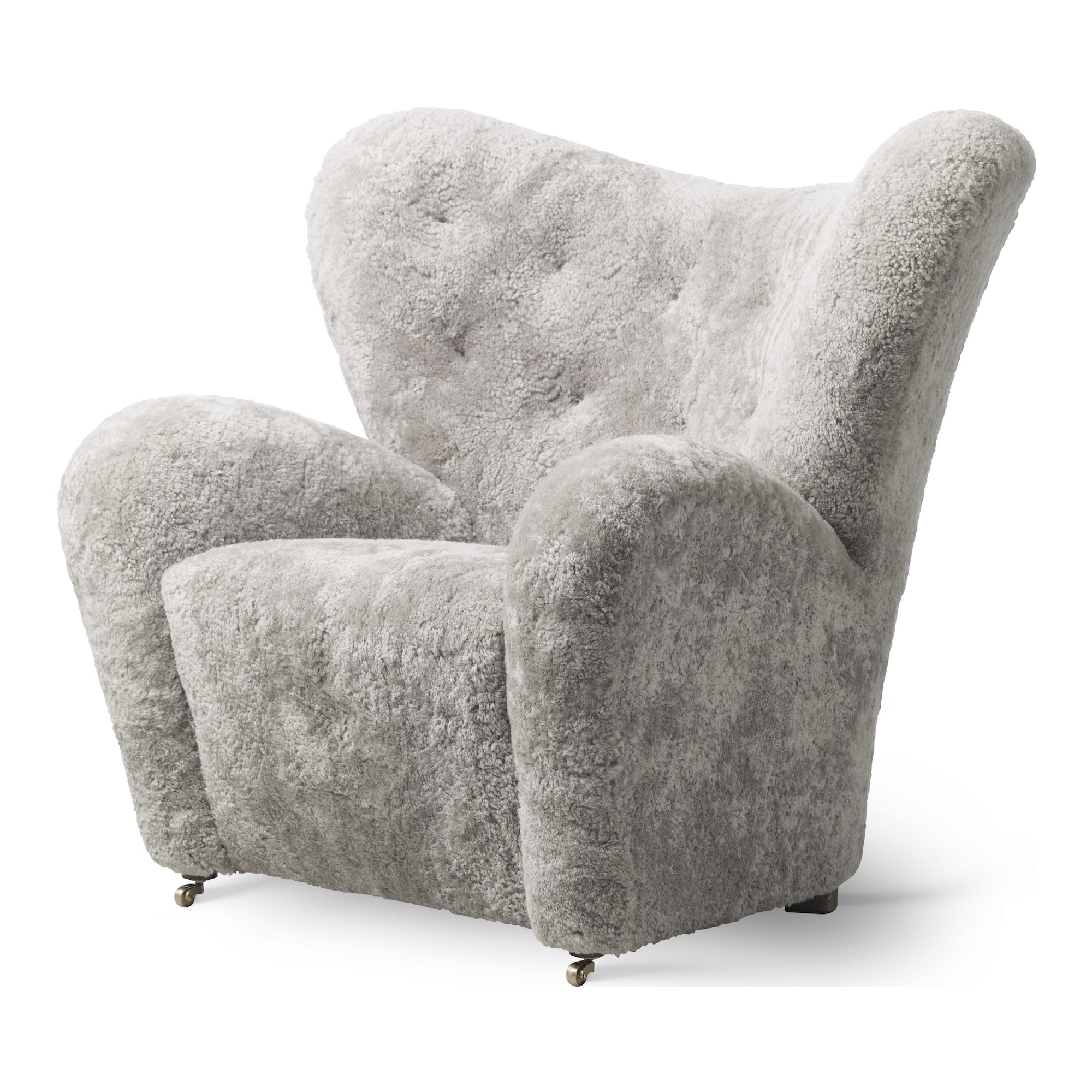 Fauteuil The Tired Man – Peau de mouton Green Tea - Audo Copenhagen