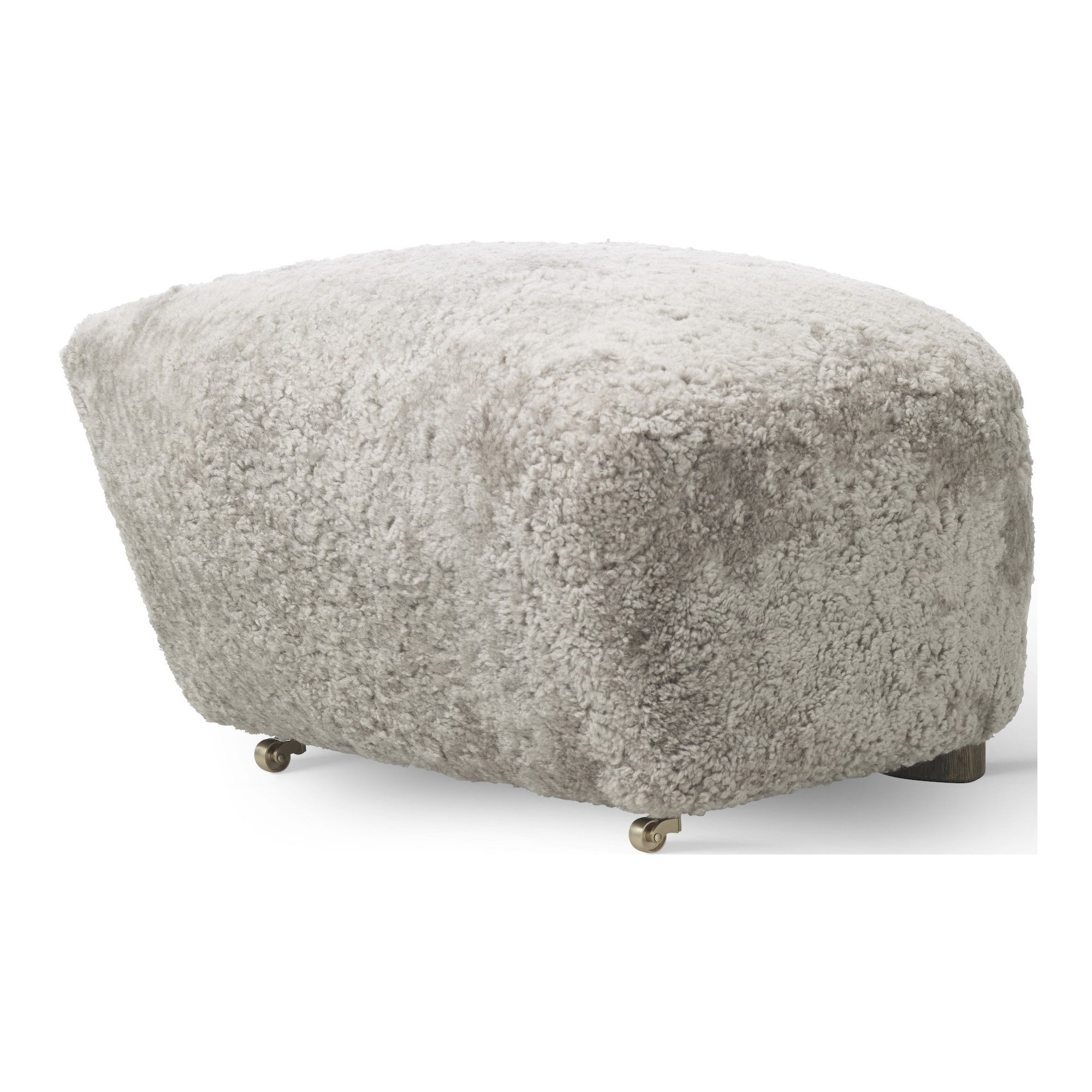 The Tired Man Pouf – Green Tea Sheepskin - Audo Copenhagen