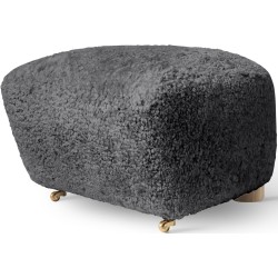 Pouf The Tired Man – Peau de mouton Anthracite - Audo Copenhagen