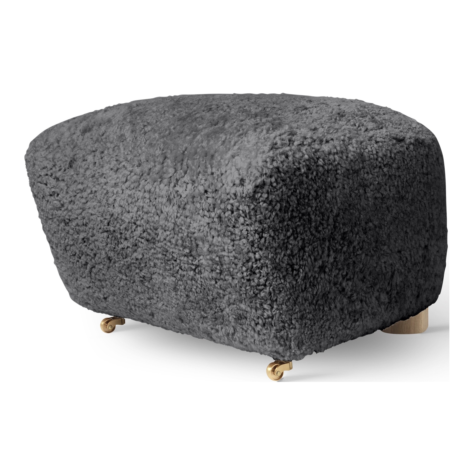 Pouf The Tired Man – Peau de mouton Anthracite - Audo Copenhagen