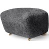 The Tired Man Pouf – Anthracite Sheepskin - Audo Copenhagen