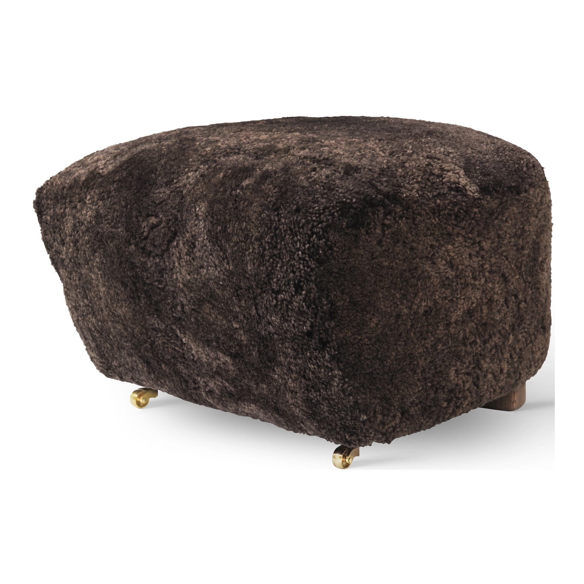 Pouf The Tired Man – Peau de mouton Espresso - Audo Copenhagen