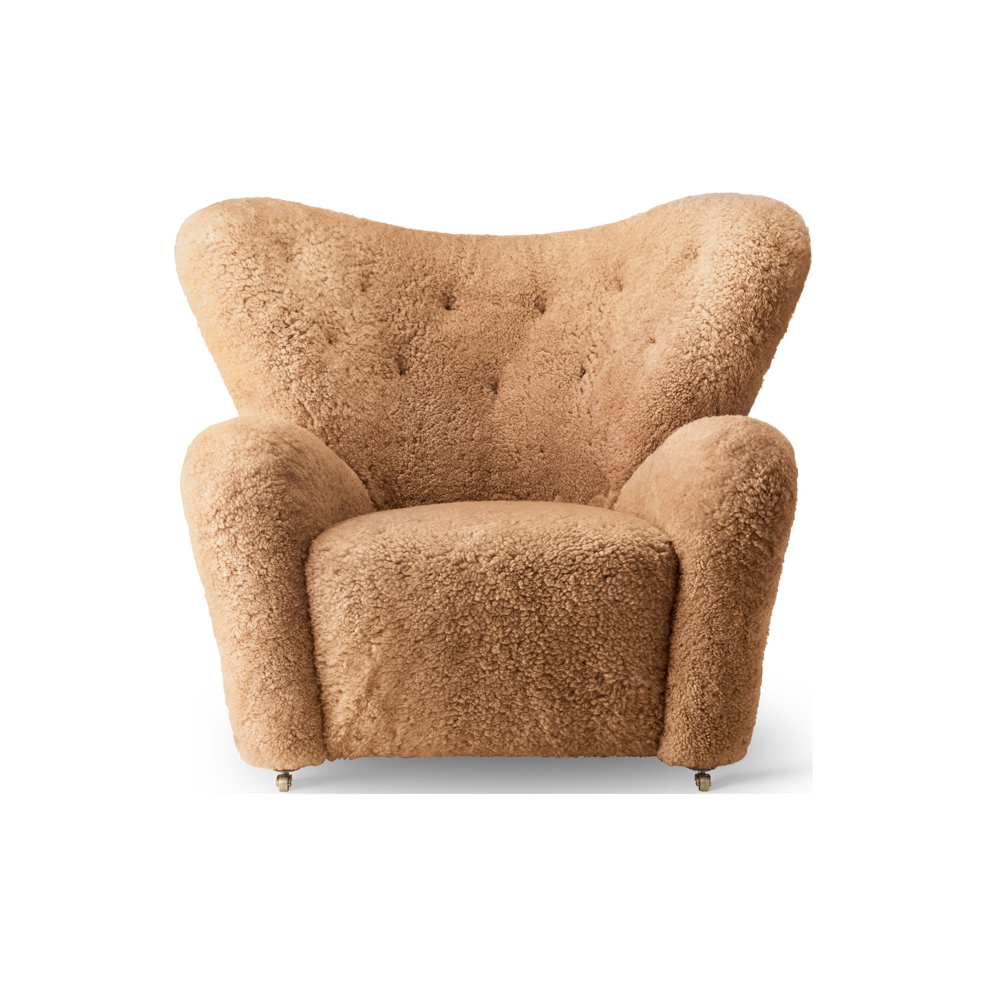 The Tired Man, Lounge chair – Honey Sheepskin - Audo Copenhagen