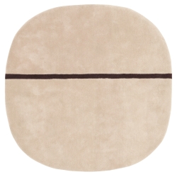 rose - 140x140cm - Oona carpet - Normann Copenhagen