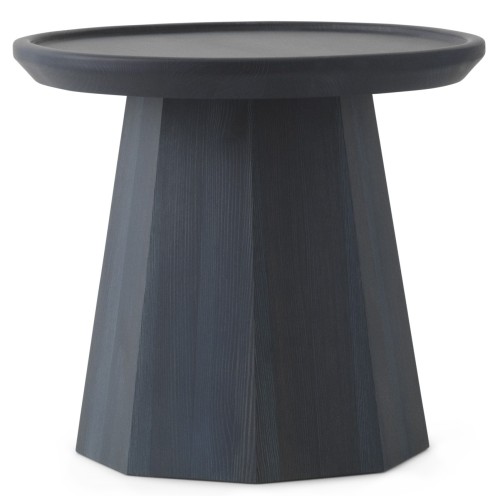 dark blue - Ø45 x H40,6 cm - Pine coffee table - Normann Copenhagen