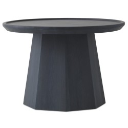 dark blue - Ø65 x H44,6 cm - Pine coffee table - Normann Copenhagen