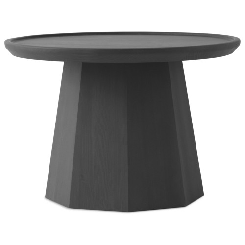 dark grey - Ø65 x H44,6 cm - Pine coffee table - Normann Copenhagen