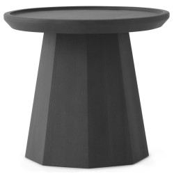 dark grey - Ø45 x H40,6 cm - Pine coffee table - Normann Copenhagen