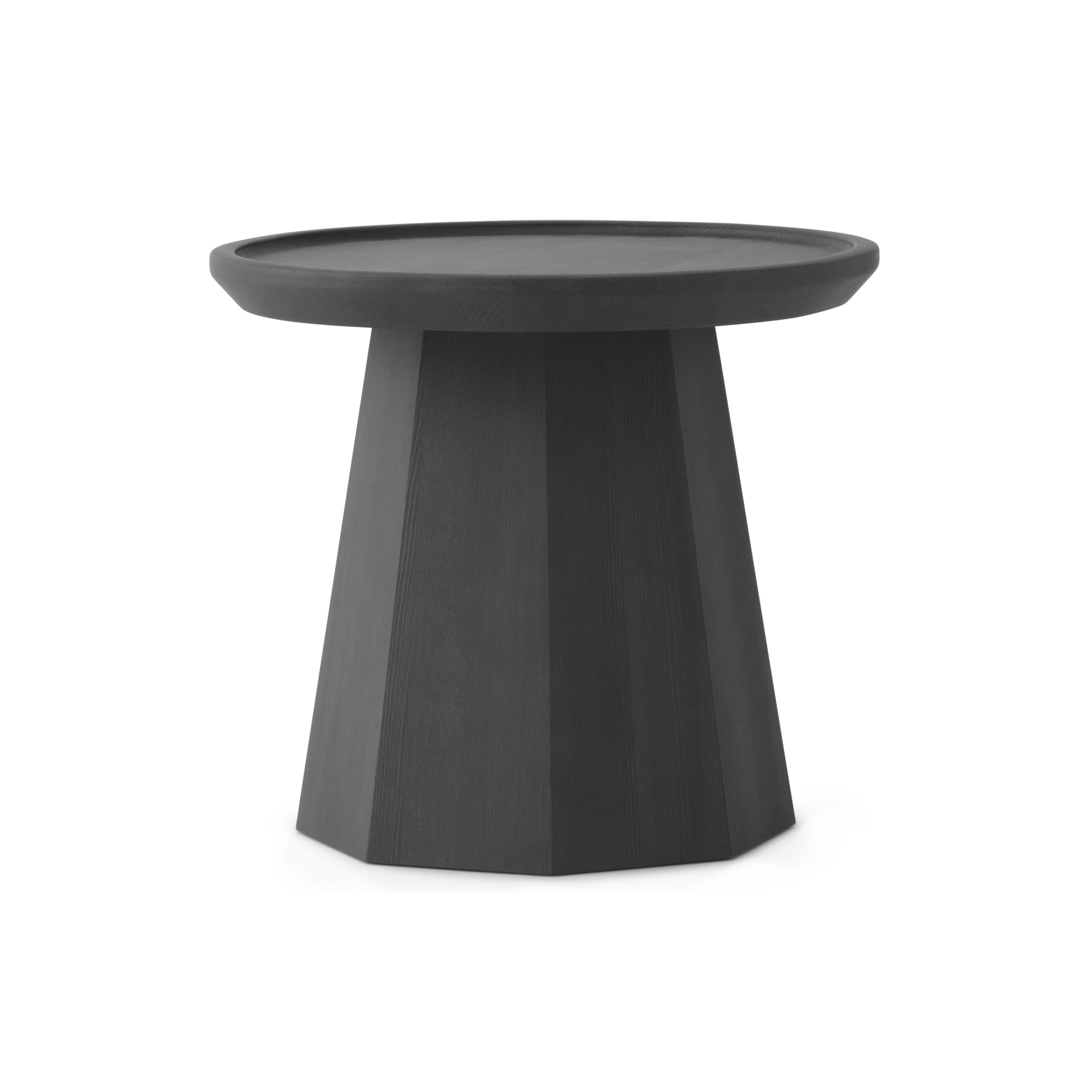 dark grey - Ø45 x H40,6 cm - Pine coffee table - Normann Copenhagen