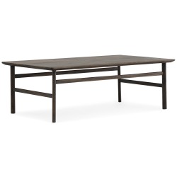 chêne fumé - 120 x 70 x H40 cm - table basse Grow - Normann Copenhagen