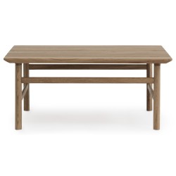 chêne - 80 x 80 x H35 cm - table basse Grow - Normann Copenhagen