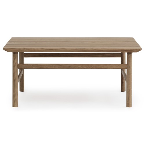 chêne - 80 x 80 x H35 cm - table basse Grow - Normann Copenhagen