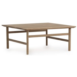 chêne - 80 x 80 x H35 cm - table basse Grow - Normann Copenhagen