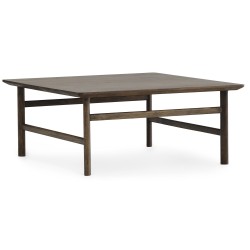 chêne fumé - 80 x 80 x H35 cm - table basse Grow - Normann Copenhagen