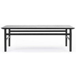 Black - 120 x 70 x H40 cm - Grow coffee table - Normann Copenhagen