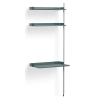 Blue Shelves + Anodised Aluminium Profiles – Pier System 10 - HAY