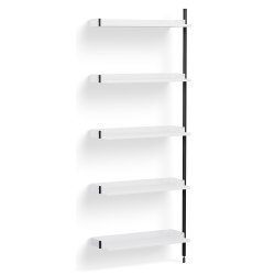 White + Black Anodised Aluminium Profiles – Pier System 110 - HAY