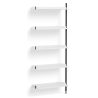 White + Black Anodised Aluminium Profiles – Pier System 110 - HAY