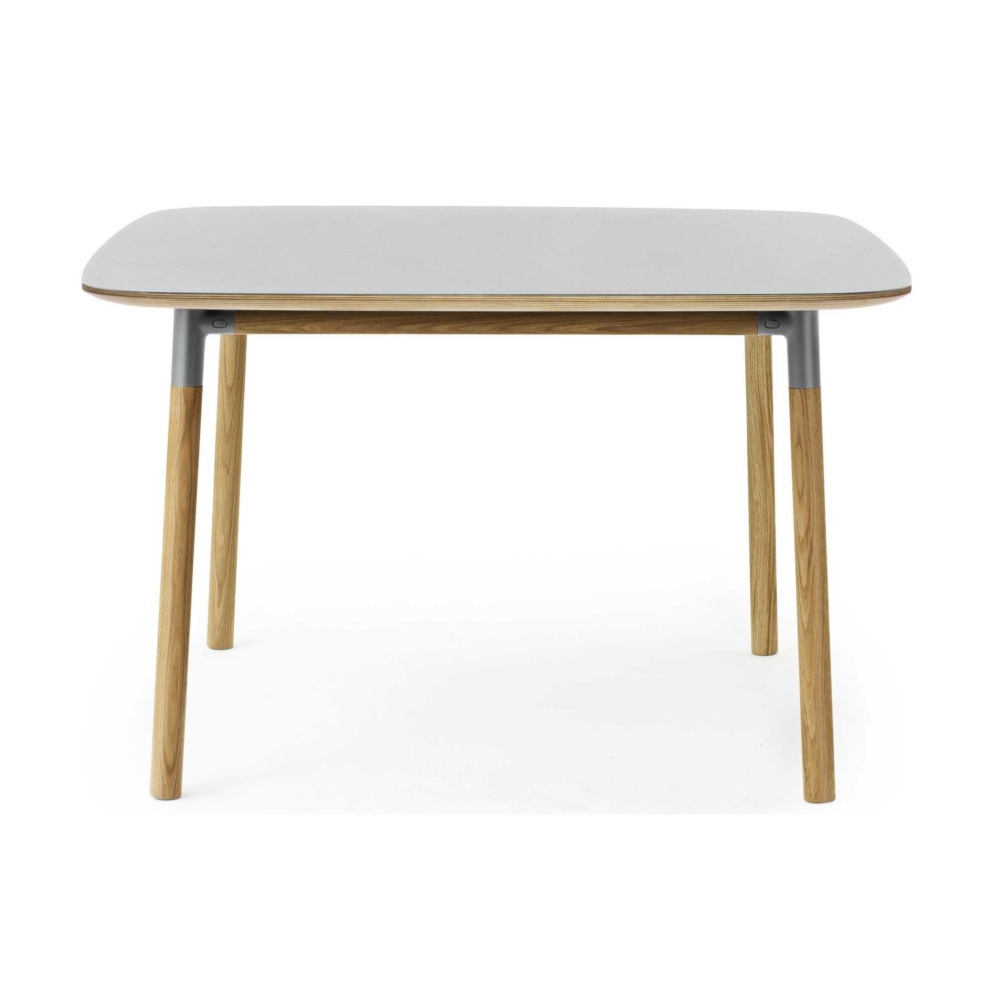 grey linoleum/oak - 120x120cm - Form table - Normann Copenhagen